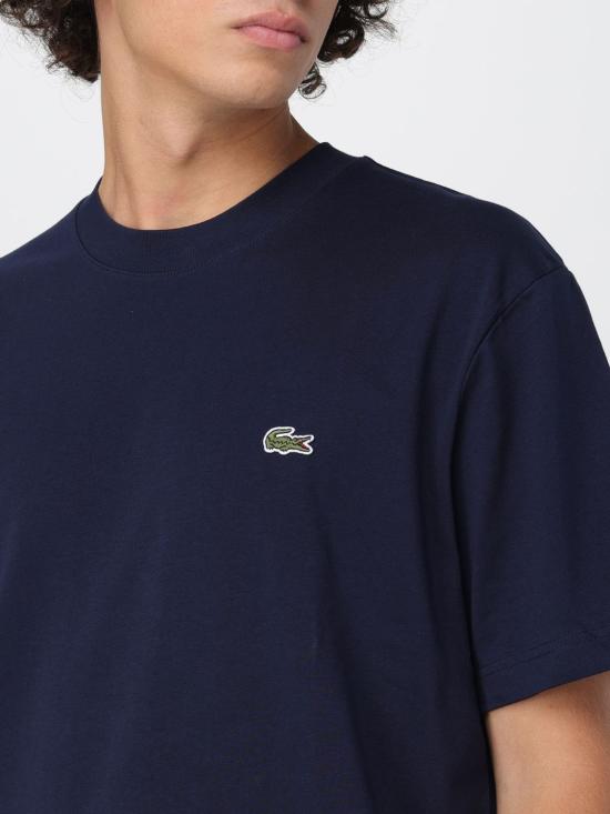 25FW 라코스테 반팔 티셔츠 TH7318 166 Blue - LACOSTE