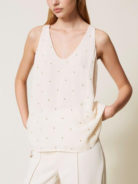 25FW 트윈셋 탑 252TP2034 07222 Yellow Cream