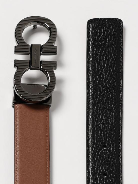 25FW 살바토레 페라가모 가죽 벨트 670574 786347 002 Black - SALVATORE FERRAGAMO