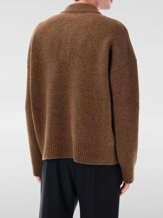 25FW 아미 폴로 티셔츠 UPL408KN0135 217 Ecru - AMI