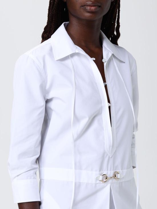 25FW 구찌 롱 슬리브 프론트 지퍼 캐주얼 재킷 832066Z8B11 9000 White - GUCCI