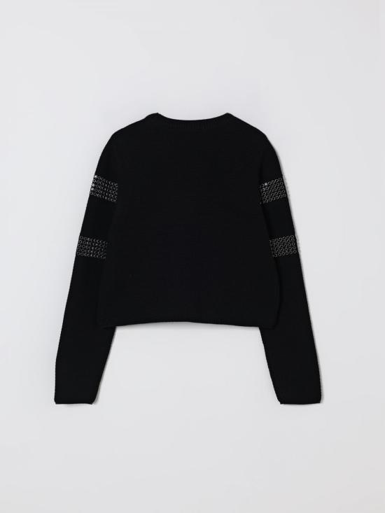 25FW [키즈] 리우조 풀오버 GF5088MA12P 22222 Black - LIU JO