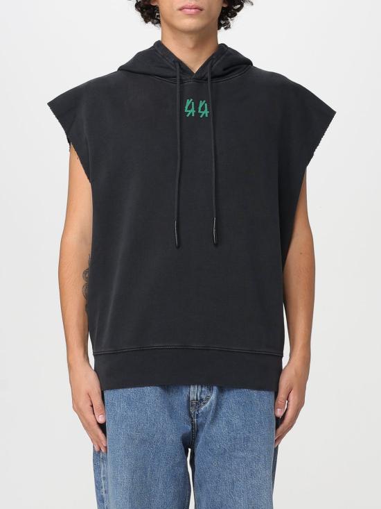 25FW 44레이블 긴팔 티셔츠 B0030578FA679 P686 Black