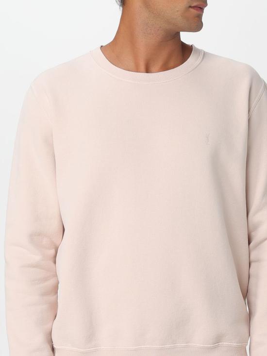 25FW 생로랑 긴팔 티셔츠 818629Y36SV 1207 Pink - SAINT LAURENT