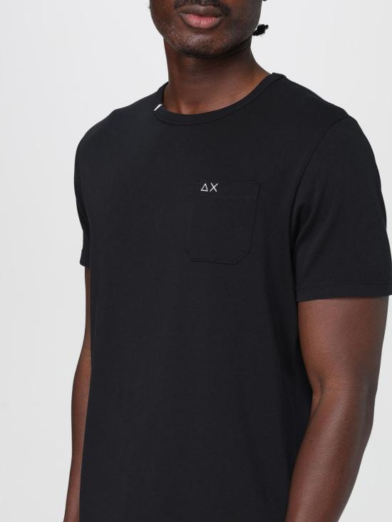 25FW 썬 68 반팔 티셔츠 T35101 11 Black - SUN 68