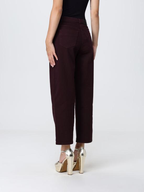 25FW 엘리자베타프랜치 데님 팬츠 PJ04D EA4 Wine - ELISABETTA FRANCHI