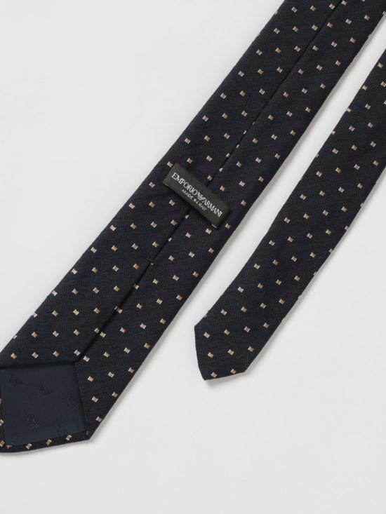 25FW 엠포리오 아르마니 넥타이 EM001344TE16538 FB172 Navy - EMPORIO ARMANI