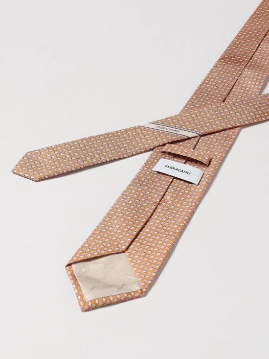 25FW 살바토레 페라가모 넥타이 351285 784703 005 Orange - SALVATORE FERRAGAMO
