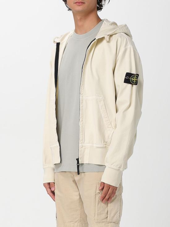 25FW 스톤 아일랜드 긴팔 티셔츠 6100017S0184 V0193 Yellow Cream - STONE ISLAND