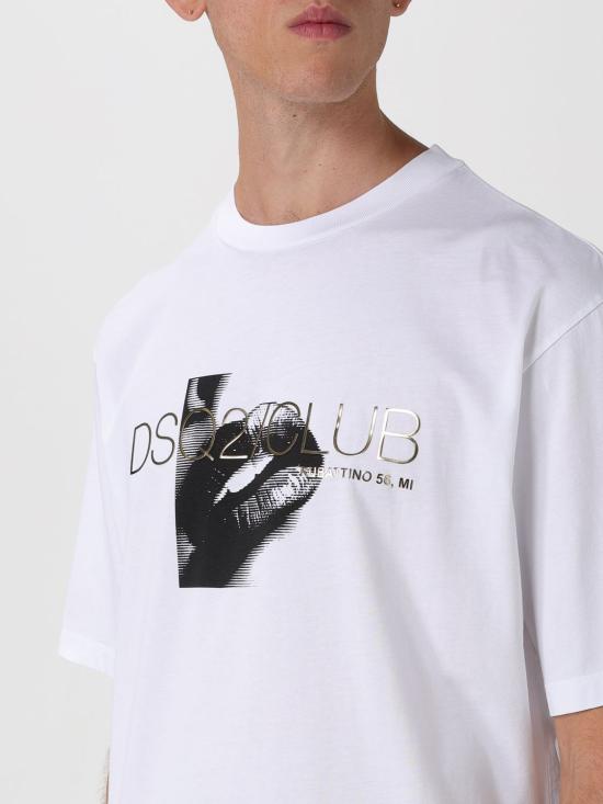 25FW 디스퀘어드2 반팔 티셔츠 S71GD1588D20020 100 White - DSQUARED2