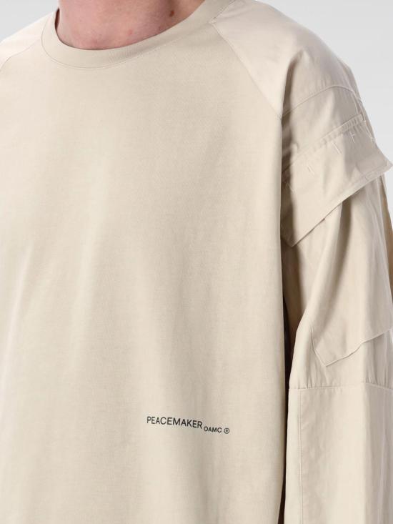 25SS 오에이엠씨 반팔 티셔츠 PCM1OT07AJE003004 Sand - OAMC