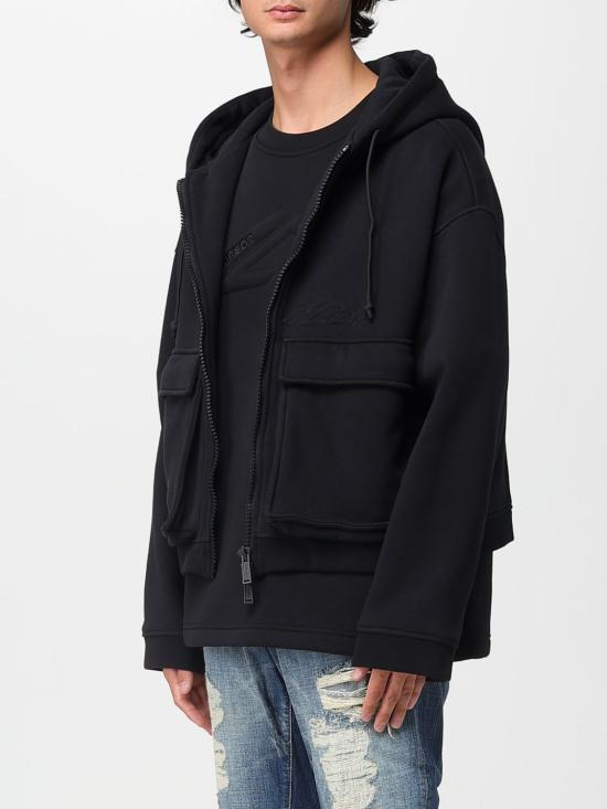 25FW 디스퀘어드2 긴팔 티셔츠 S79HG0020D25007 900 Black - DSQUARED2