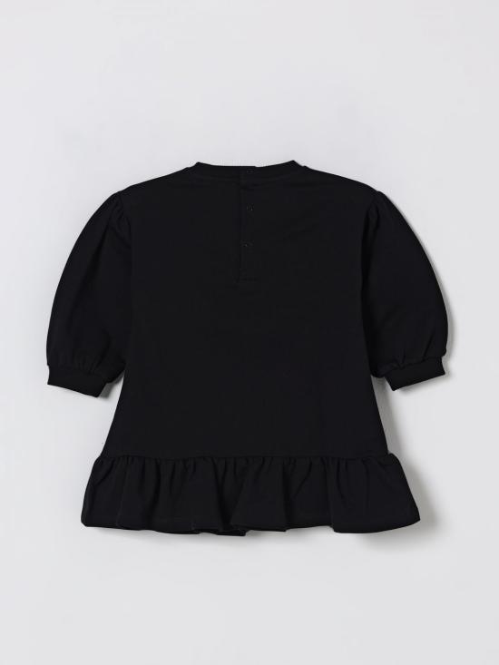 25FW [키즈] 모스키노 점프수트 MDV0CWLDA16 60100 Black - MOSCHINO