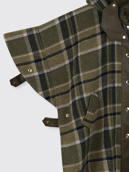 25FW [키즈] 끌로에 코트 C20670 Z67 Green - CHLOE