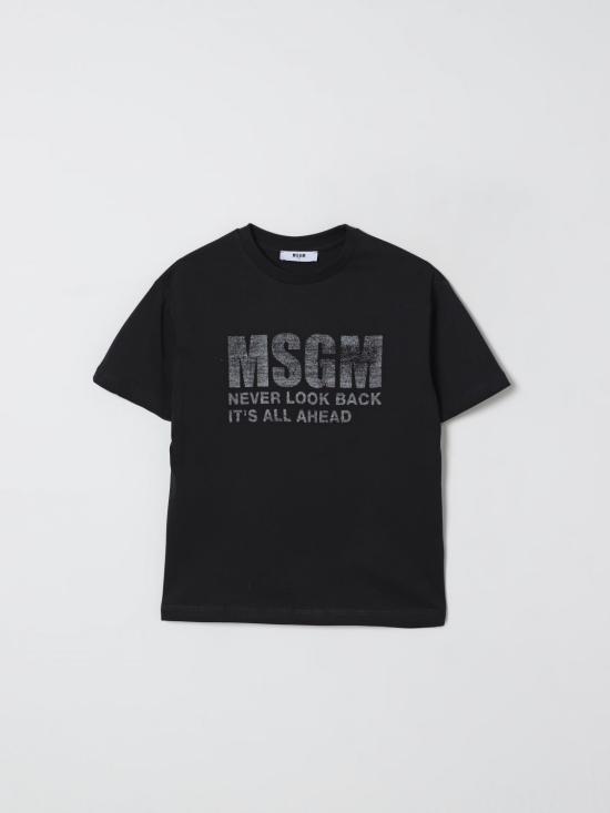 25FW [키즈] 엠에스지엠 티셔츠 F5MSJUTH087 110 Black