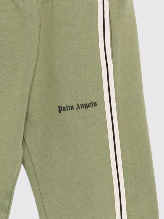 25FW [키즈] 팜앤젤스 팬츠 PBCH012F25FLE001 5610 Green - PALM ANGELS