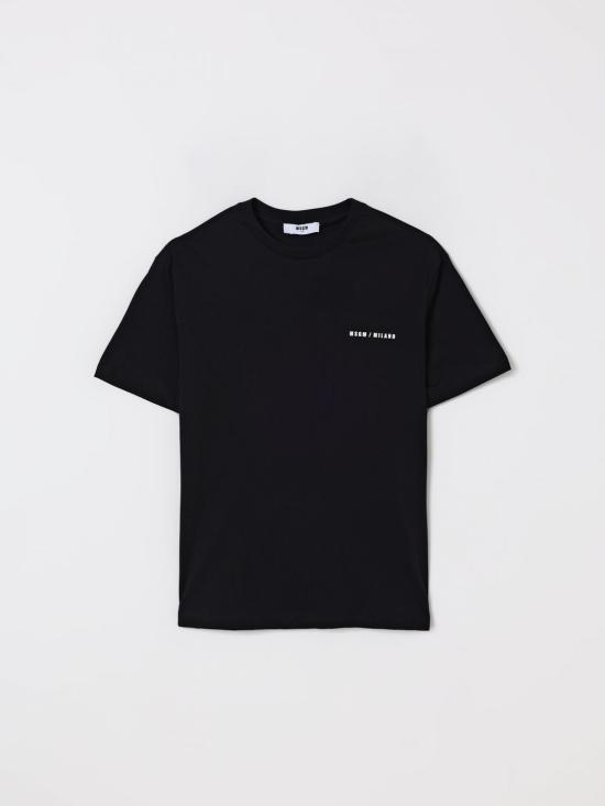 25FW [키즈] 엠에스지엠 티셔츠 F5MSJBTH224 110 Black