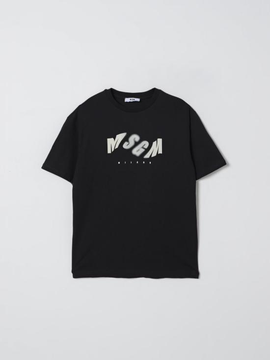 25FW [키즈] 엠에스지엠 티셔츠 F5MSJUBTH299 110 Black