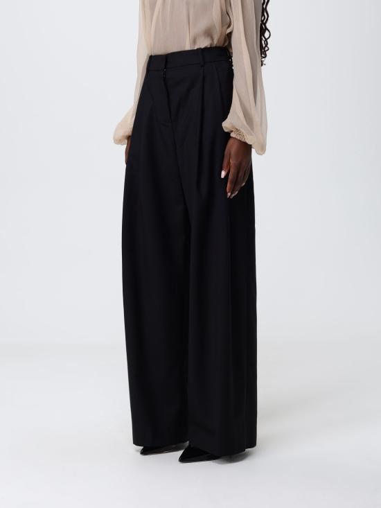 25FW 니나리찌 스트레이트 팬츠 CPA002WV0324 U9000 Black - NINA RICCI