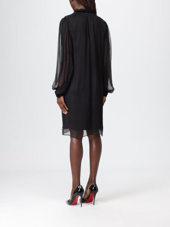 25FW 니나리찌 롱 원피스 CR0056SE1400 U9000 Black - NINA RICCI