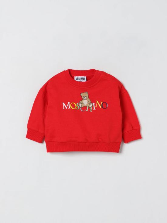 25FW [키즈] 모스키노 풀오버 MUF064LCA60 50109 Red