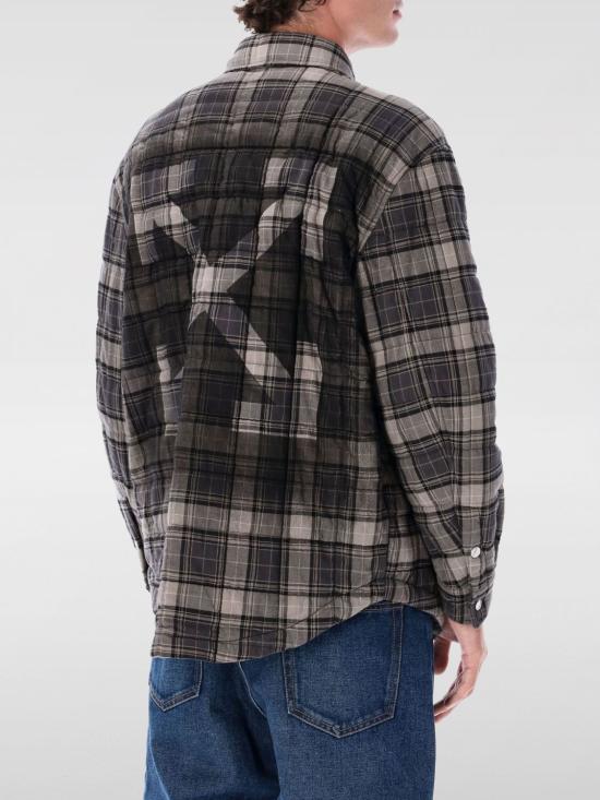 25FW 오프화이트 자켓 OMES01AF25FAB002 0710 Grey - OFF WHITE