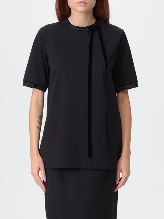 25FW 니나리찌 반팔 티셔츠 JT0035C01108 U9000 Black