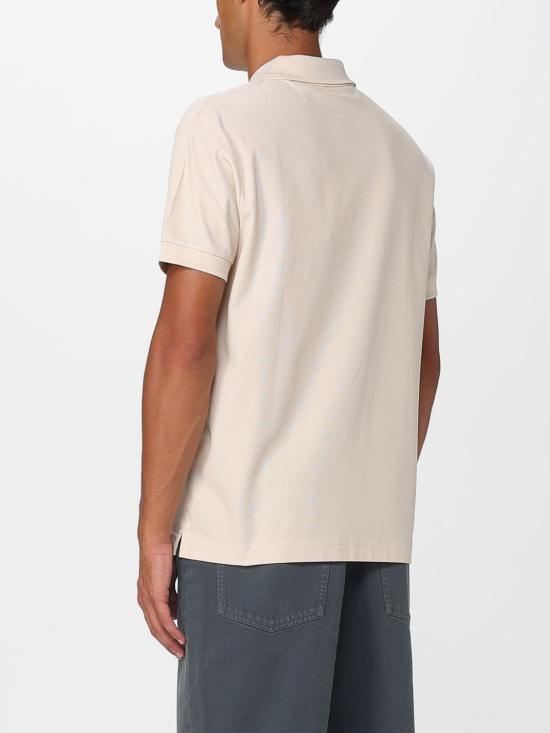 25FW 버버리 메탈 EKD 코튼 폴로 셔츠 8116180 Beige - BURBERRY