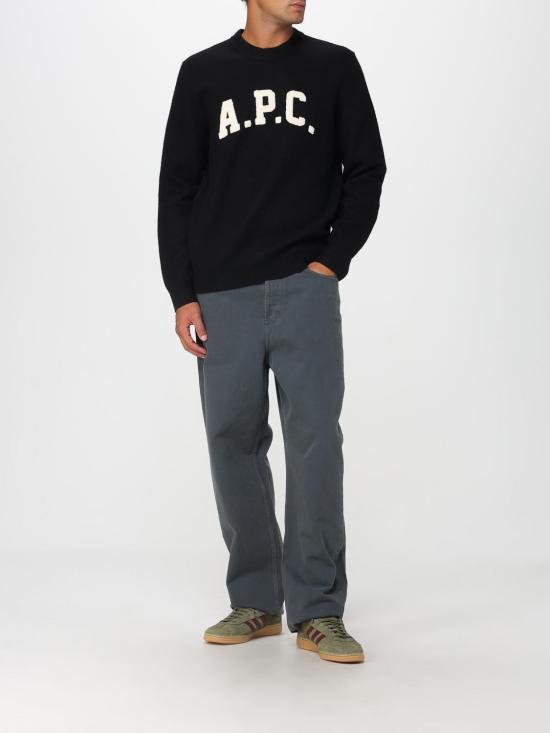 25FW 아페쎄 스웨터 WVBDKH23458 LZZ Black - A.P.C.
