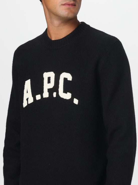 25FW 아페쎄 스웨터 WVBDKH23458 LZZ Black - A.P.C.