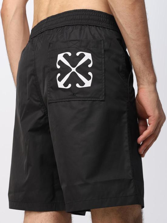 25FW 오프화이트 스윔팬츠 OMFD008F23FAB003 1001 Black - OFF WHITE