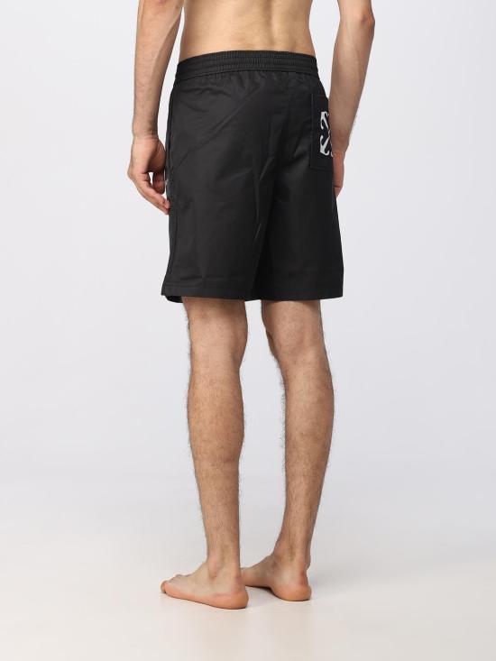 25FW 오프화이트 스윔팬츠 OMFD008F23FAB003 1001 Black - OFF WHITE