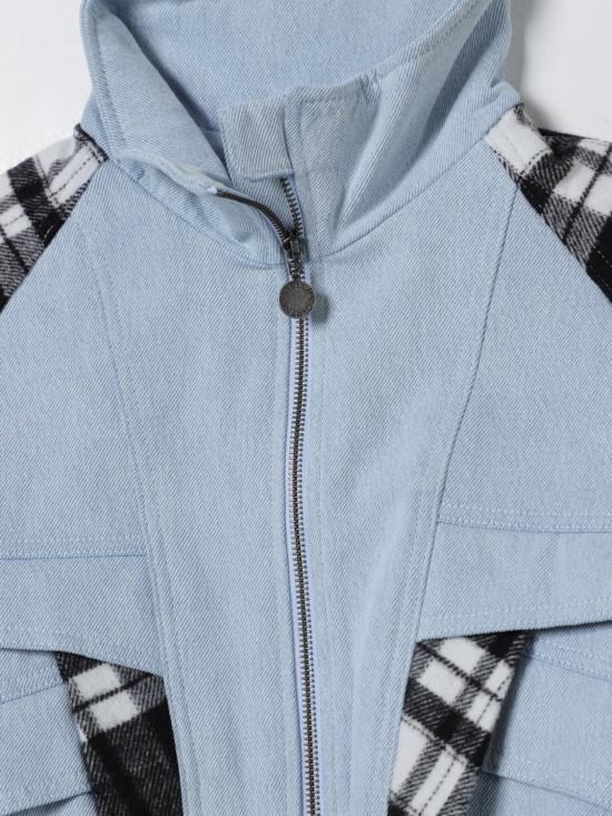 25FW [키즈] 스텔라 맥카트니 캐주얼 자켓 TX2C27Z0746 600 Stone Washed - STELLA MCCARTNEY