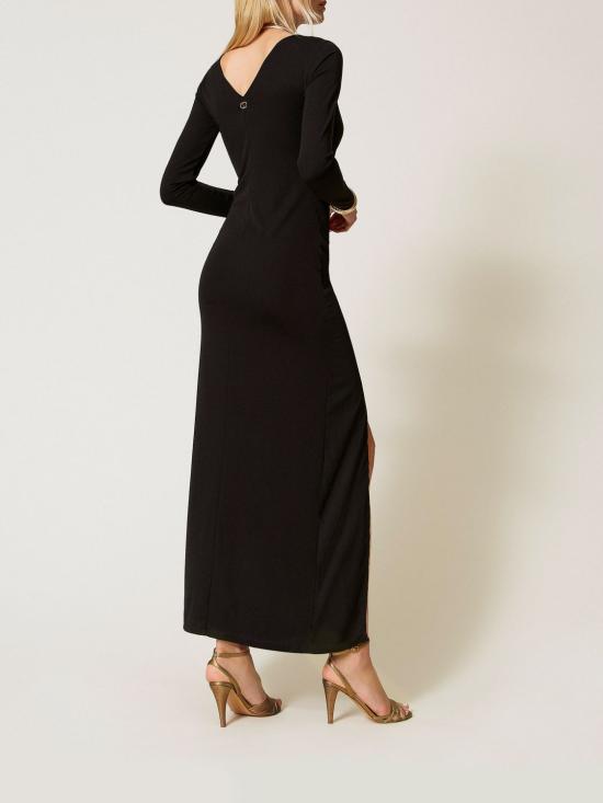 25FW 트윈셋 롱 원피스 252TF2030 00006 Black - TWINSET