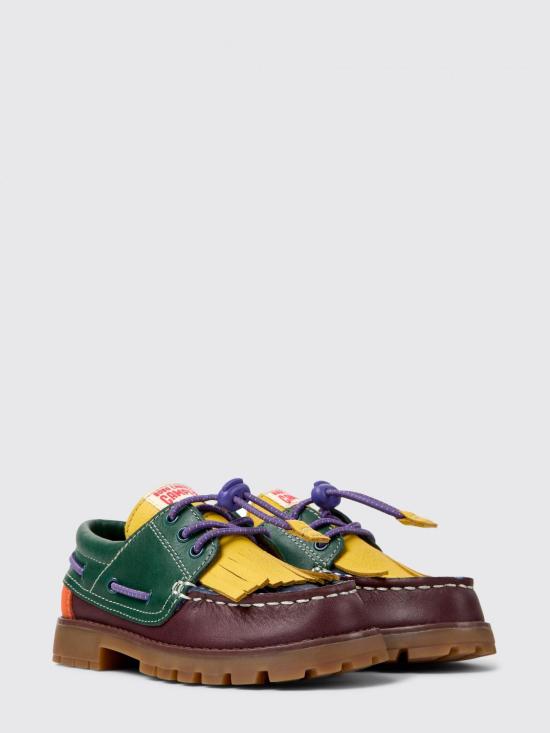 25FW [키즈] 캠퍼 모카신 K800642 002 BOBO CHOSES X CAMPER 0 Multicolor - CAMPER