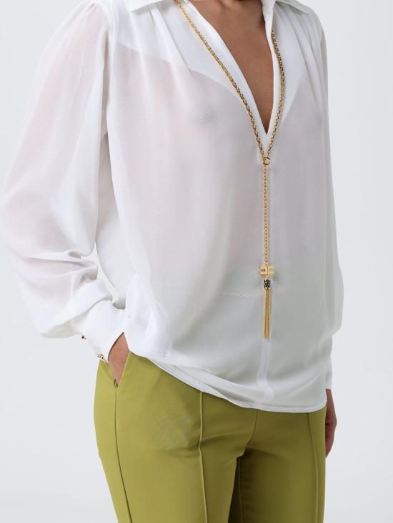 25FW 엘리자베타프랜치 블라우스 CA133 360 Ivory - ELISABETTA FRANCHI