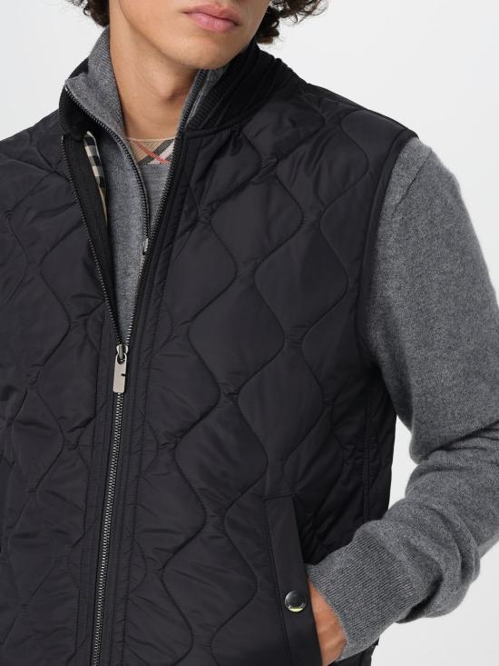 25FW 버버리 퀼티드 나일론 질레 8110185 Black - BURBERRY