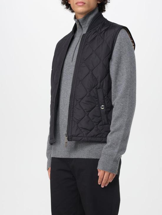 25FW 버버리 퀼티드 나일론 질레 8110185 Black - BURBERRY