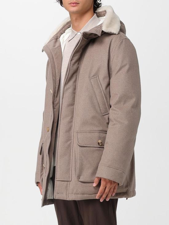 25FW 브루넬로 쿠치넬리 코트 MM4701993 CHC81 Beige - BRUNELLO CUCINELLI