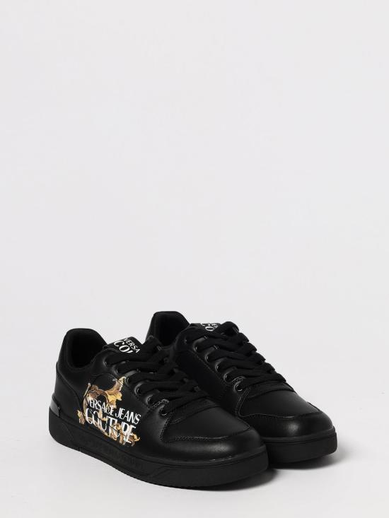 25FW 베르사체 아웃라인 바로코 브루클린 스니커즈  79YA3SJ5ZPB42 G89 Black - VERSACE