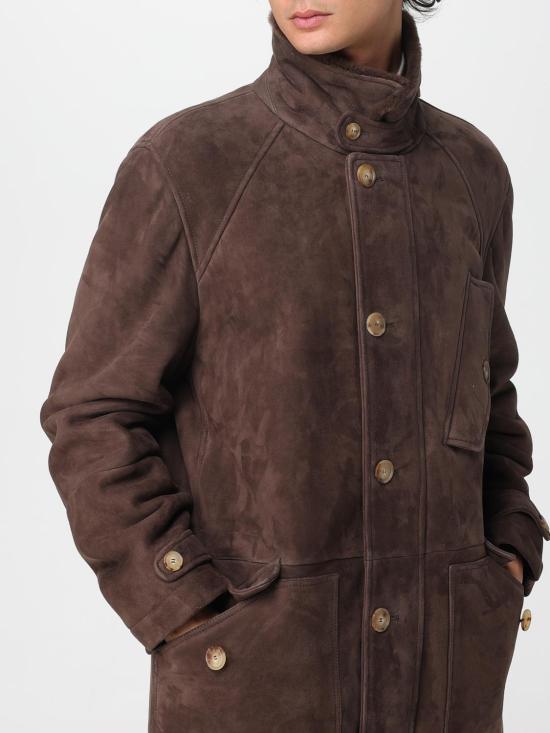 25FW 브루넬로 쿠치넬리 코트 MPSTR2056 C4255 Brown - BRUNELLO CUCINELLI