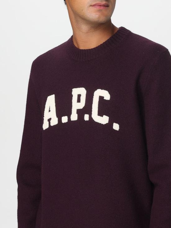 25FW 아페쎄 스웨터 WVBDKH23458 GAC Burgundy - A.P.C.