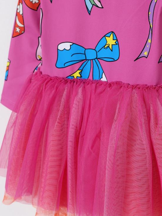 25FW [키즈] 스텔라 맥카트니 원피스 TX1C00Z3044 543MC Fuchsia - STELLA MCCARTNEY