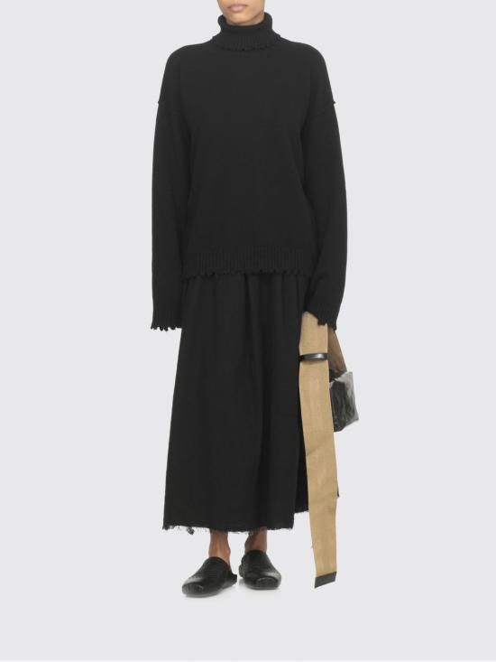 25FW 우마 왕 터틀넥 UK7154 UW900 Black - UMA WANG