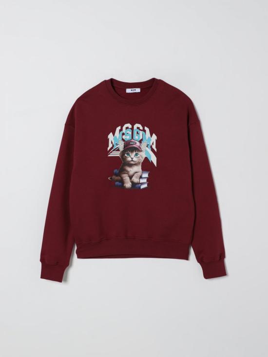 25FW [키즈] 엠에스지엠 풀오버 F5MSJGSW125 MS034 Burgundy