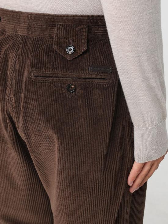 25FW 돌체앤가바나 스트레이트 팬츠 GP13XTG8NN6 M0674 Brown - DOLCE & GABBANA