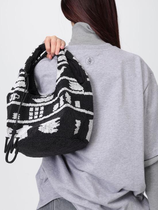 25FW JW앤더슨 토트백 HB0744FA0470 901 Black - JW ANDERSON