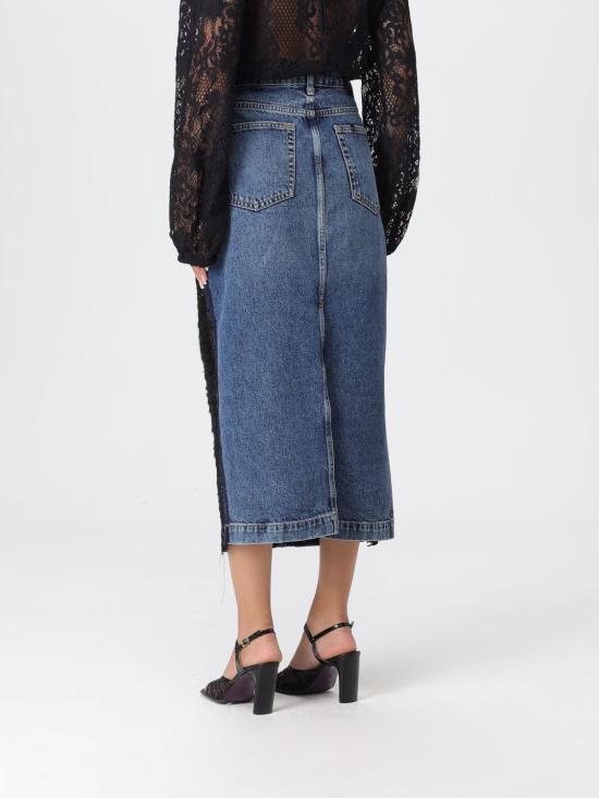 25FW 리우조 데님 스커트 UF5217D0290 78940 Blue - LIU JO