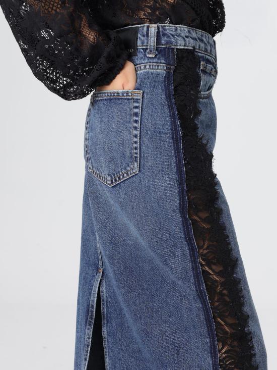 25FW 리우조 데님 스커트 UF5217D0290 78940 Blue - LIU JO