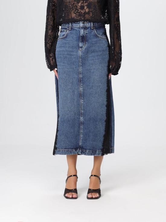 25FW 리우조 데님 스커트 UF5217D0290 78940 Blue